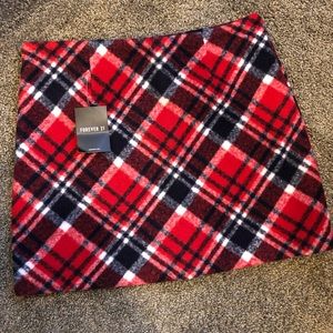 Forever 21 plaid skirt size large